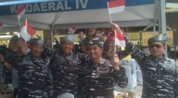 Prajurit Lanal Bintan Turut Serta Mendukung Bakti Kesehatan dan Bakti Sosial Kampung Bahari Nusantara Warna-Warni Pulau Penyengat