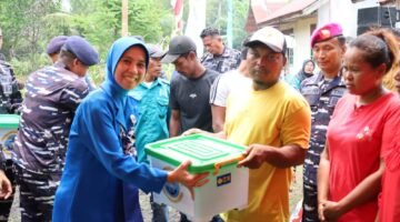 Pengabdian di Ujung Negeri, Lanal Dumai Hadir Menyapa Masyarakat Pulau Bengkalis