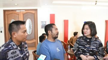 Lanal Banjarmasin Gelar Trauma Healing Bagi Penumpang KM Virgo Transport 8