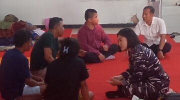 Lanal Banjarmasin Berikan Layanan Dukungan Psikososial Bagi Keluarga Korban KM Virgo Transport 8