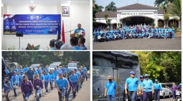 Ketum PPAL Jalin Silaturahmi dan Olahraga Bersama Anggota Rayon Bandung