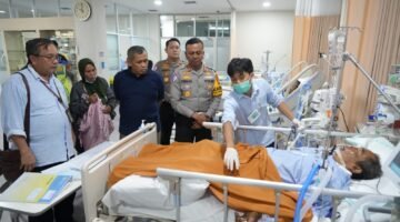 Polri Jenguk Korban Kecelakaan Ojol di Blok M, Pastikan Penanganan Medis hingga Sembuh