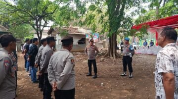 PELETAKAN BATU PERTAMA PEMBANGUNAN GEDUNG POLSEK MUSTIKAJAYA, TINGKATKAN PELAYANAN KEPOLISIAN