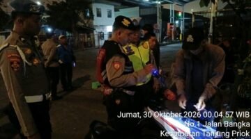 Polres Pelabuhan Tanjung Priok Gencarkan Patroli Cipta Kondisi dan Strongpoint, Pastikan Kamtibmas Tetap Kondusif