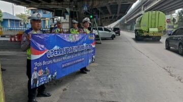 Satlantas Polres Metro Jakarta Utara Gelar Edukasi Tertib Berlalu Lintas dalam Ops Patuh Jaya 2026