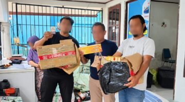 TNI AL GAGALKAN PENGIRIMAN RIBUAN BATANG ROKOK ILEGAL TANPA CUKAI DI KOTA SORONG